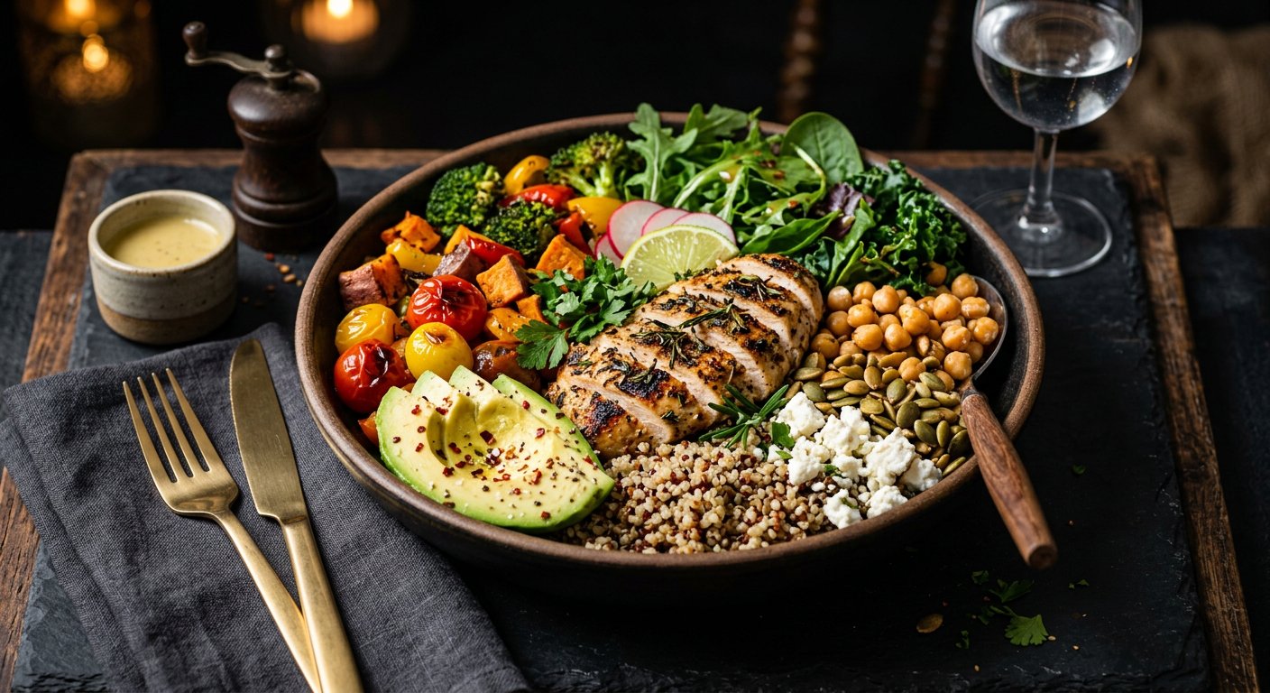Healthy food bowl