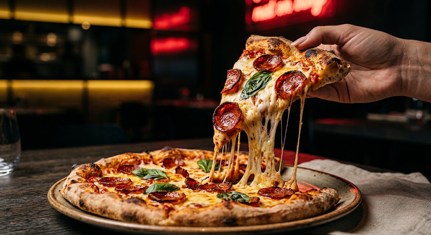 Loaded pizza